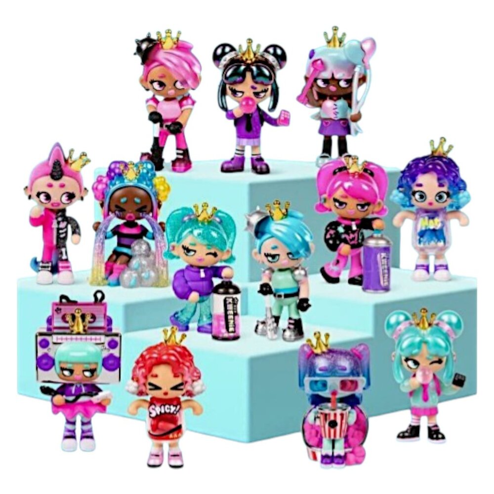 XOX Kweenie Fearless Kweens Mystery Pack Collectible Figurine with Display Case - Picture 12 of 12